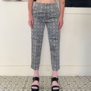 Vintage Silk Box psychedelic ankle trousers